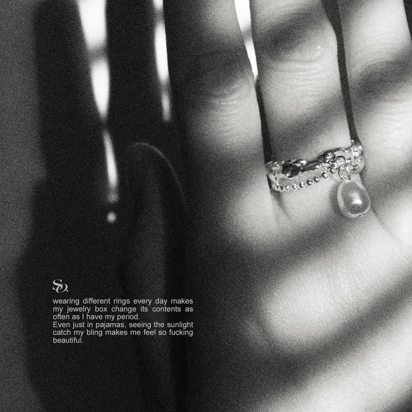 Pearl Tears Ring