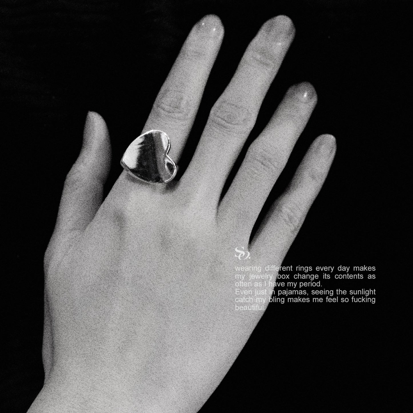 Heart Shield ring
