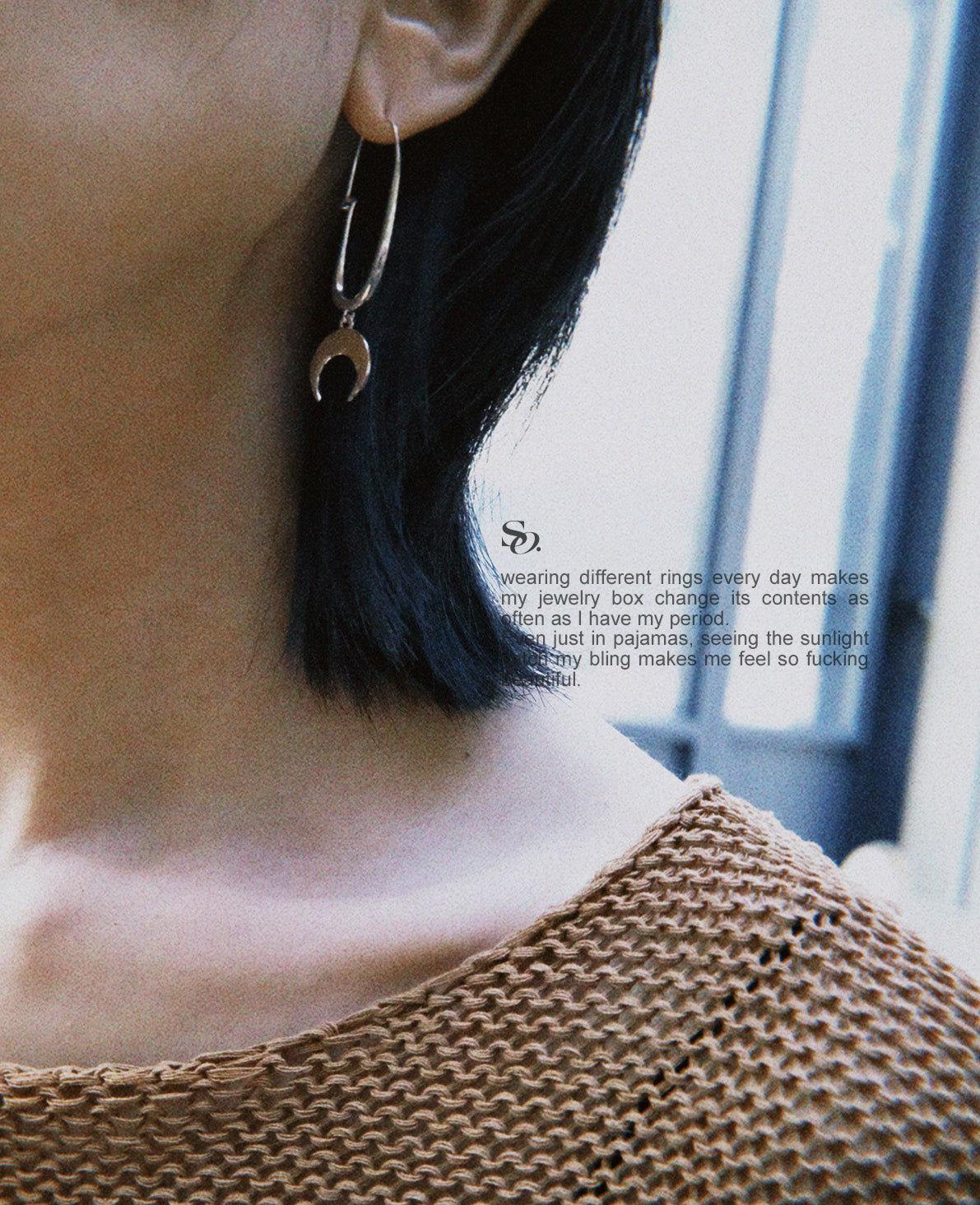 Snow Moon Earrings