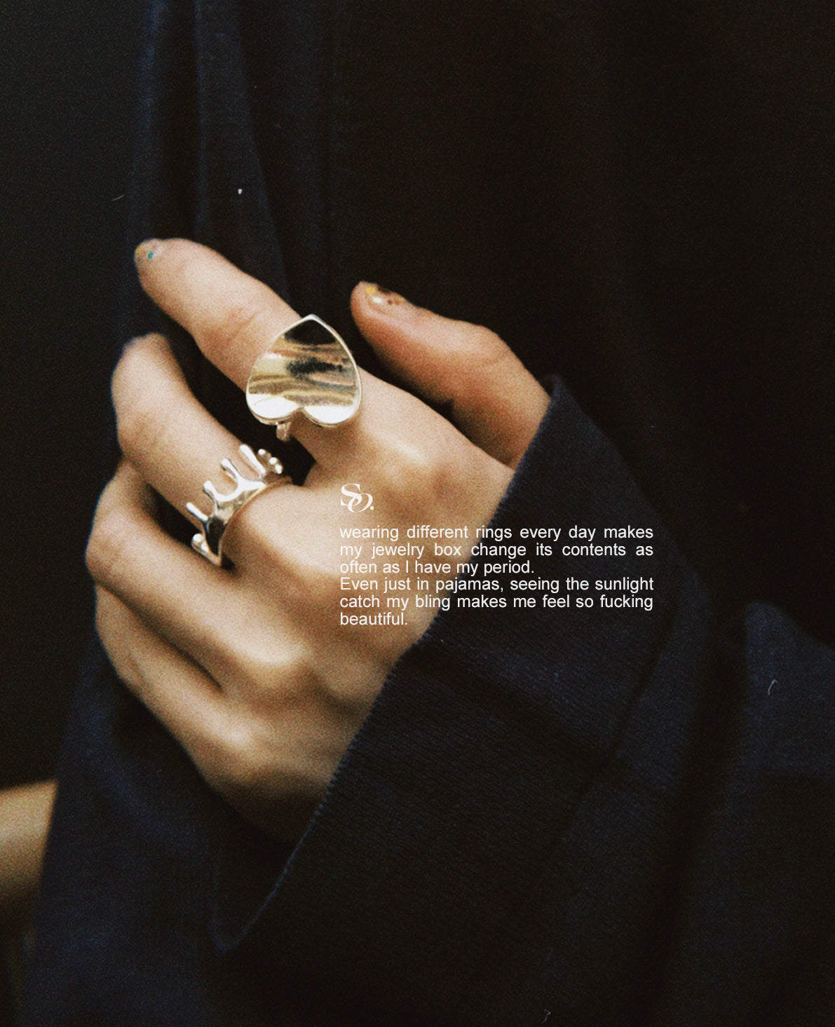 Heart Shield ring