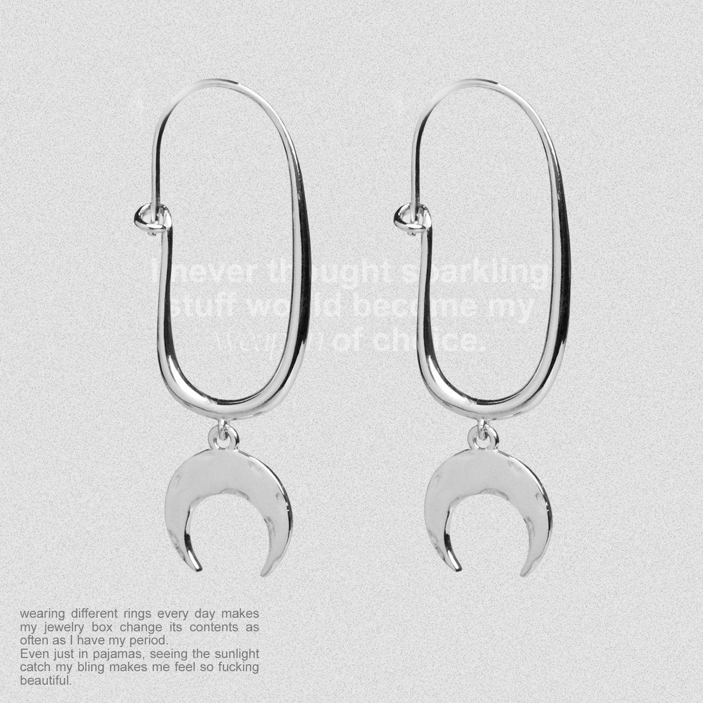 Snow Moon Earrings