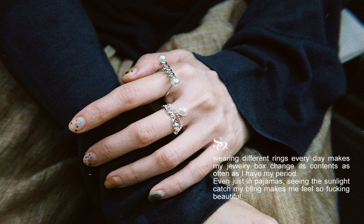 Pearl Tears Ring