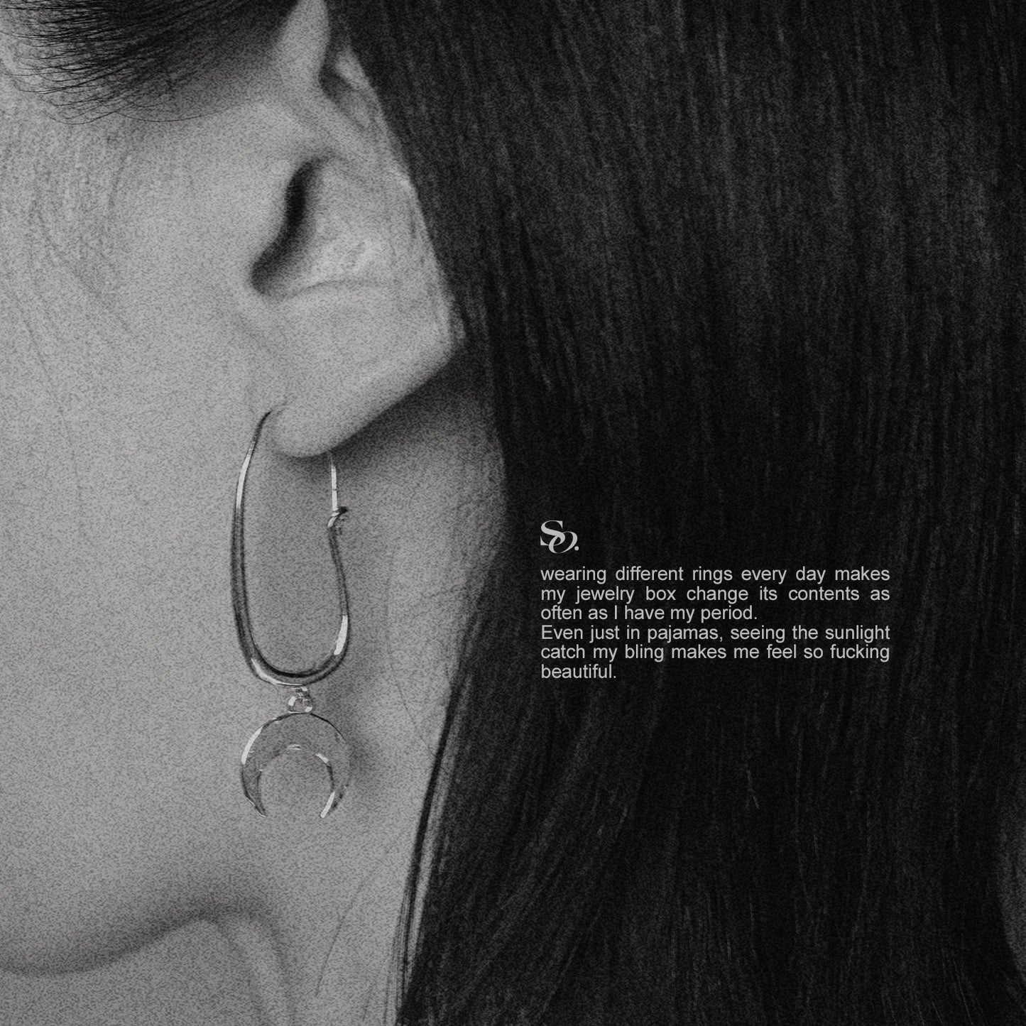 Snow Moon Earrings