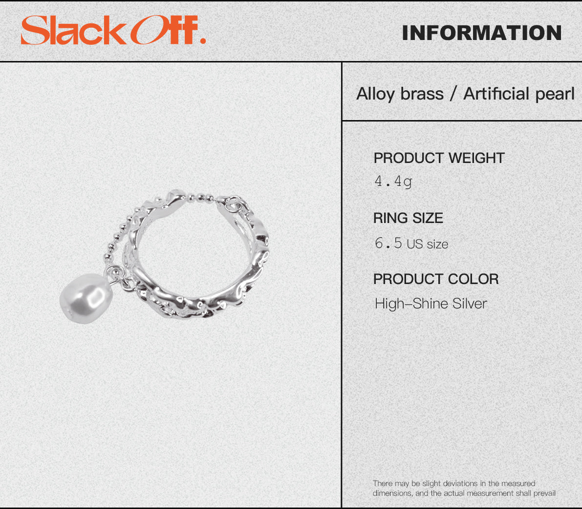 Pearl Tears Ring