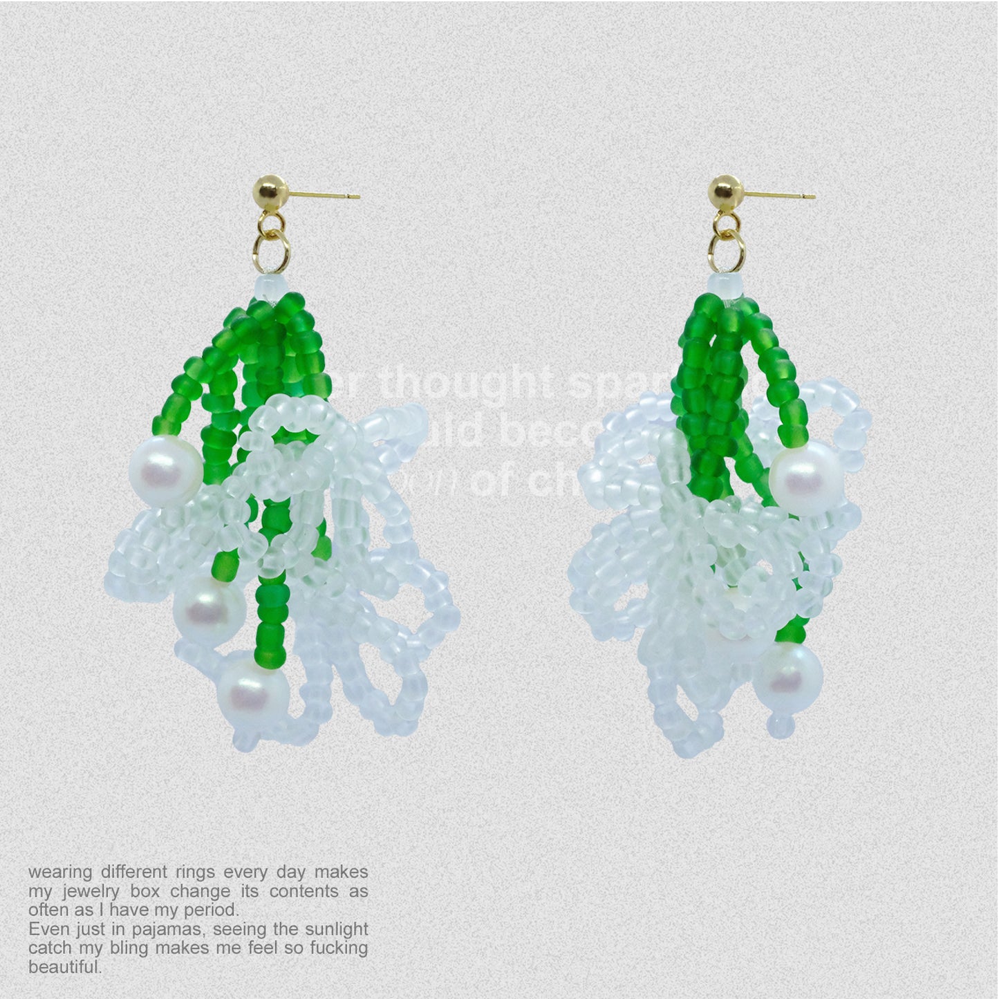 Dewdrop Lily Earrings