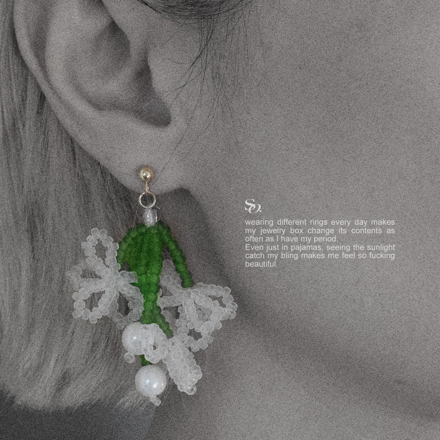 Dewdrop Lily Earrings