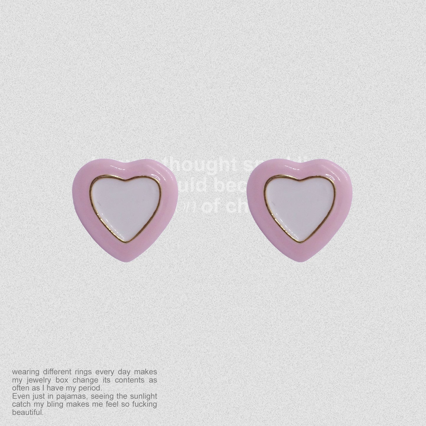 Love Pink Earrings