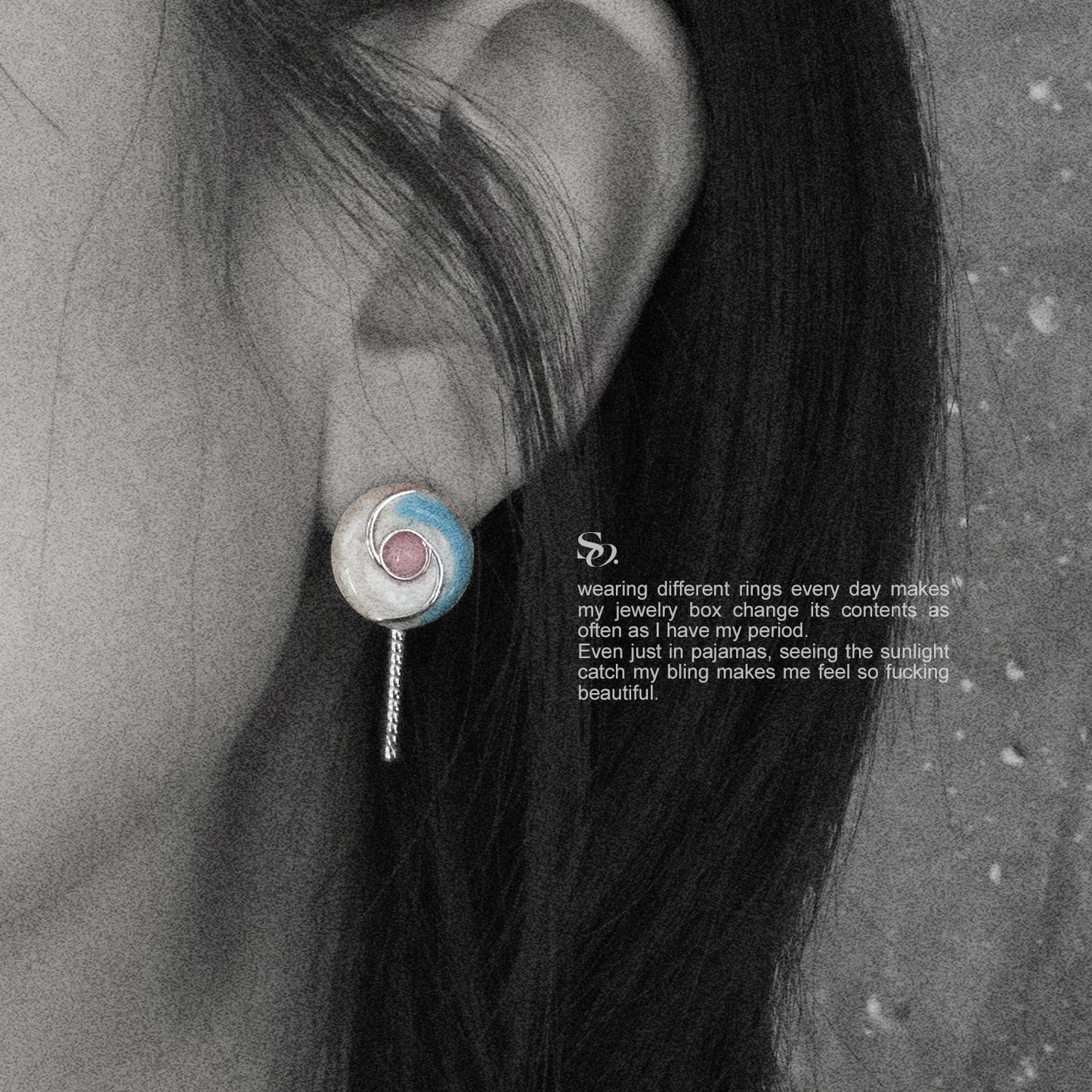 Lollipop earrings