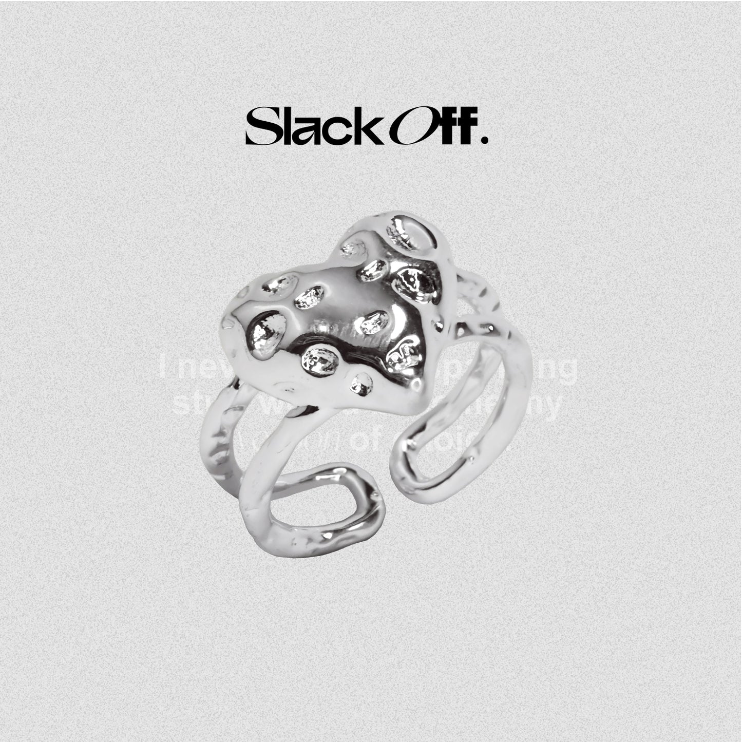 Metal Strawberry Ring