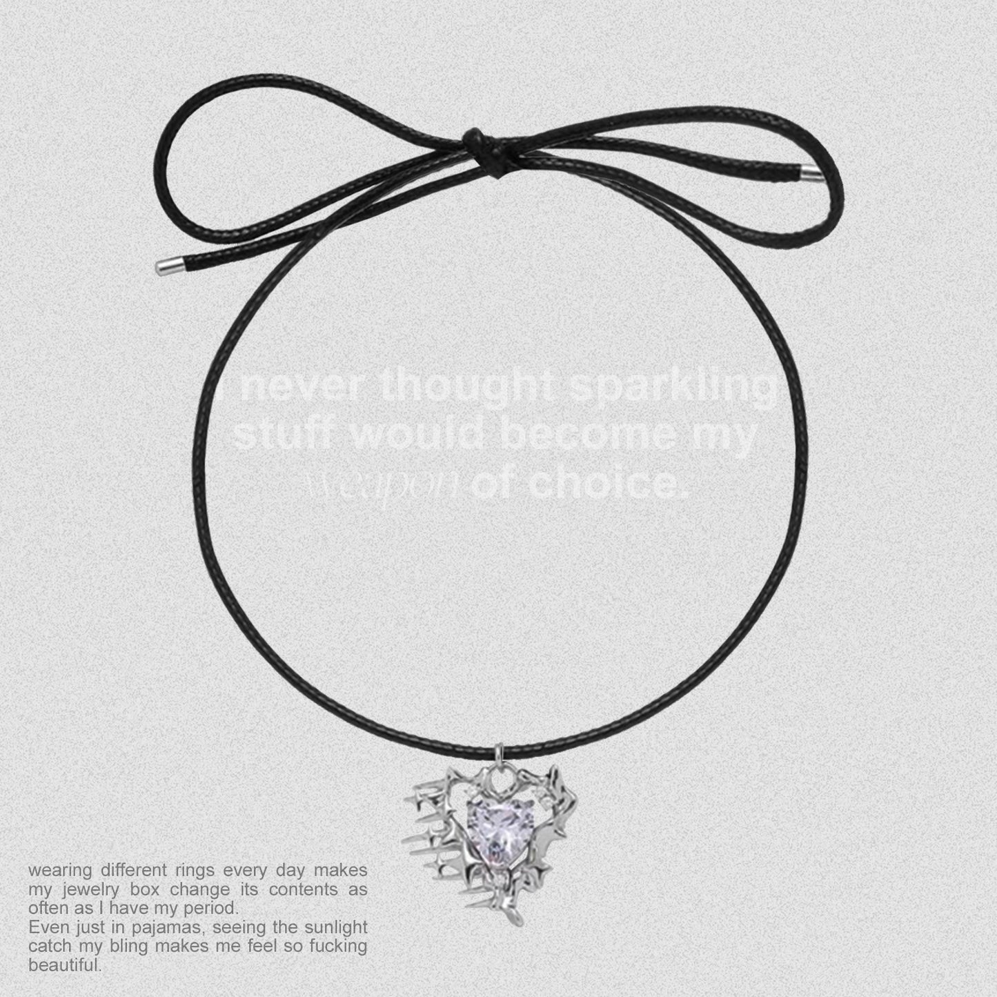 Dark Sweetheart Necklace