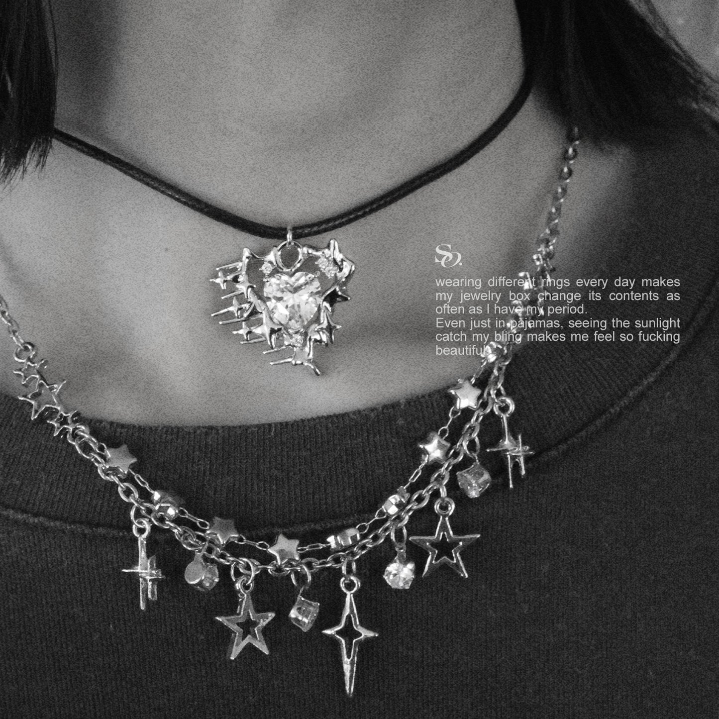 Dark Sweetheart Necklace