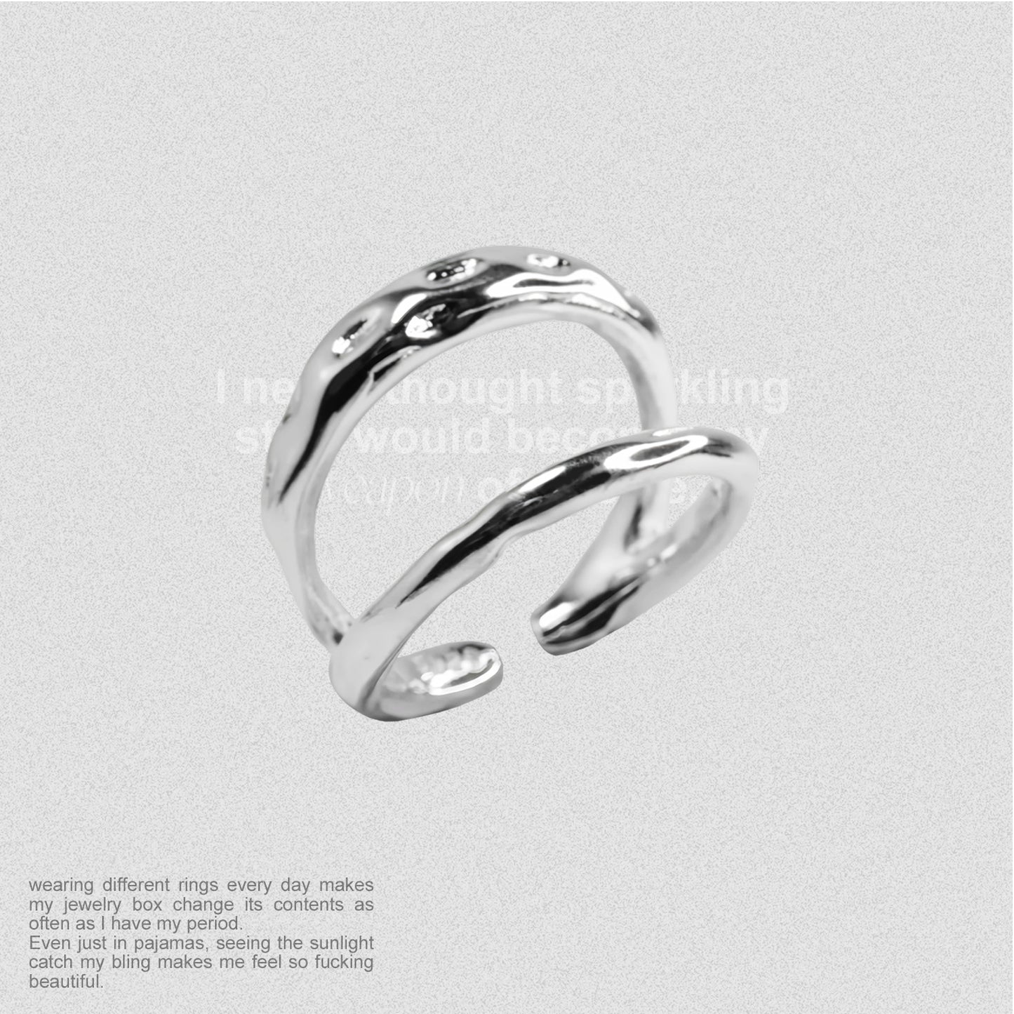 Parallel Line Ring