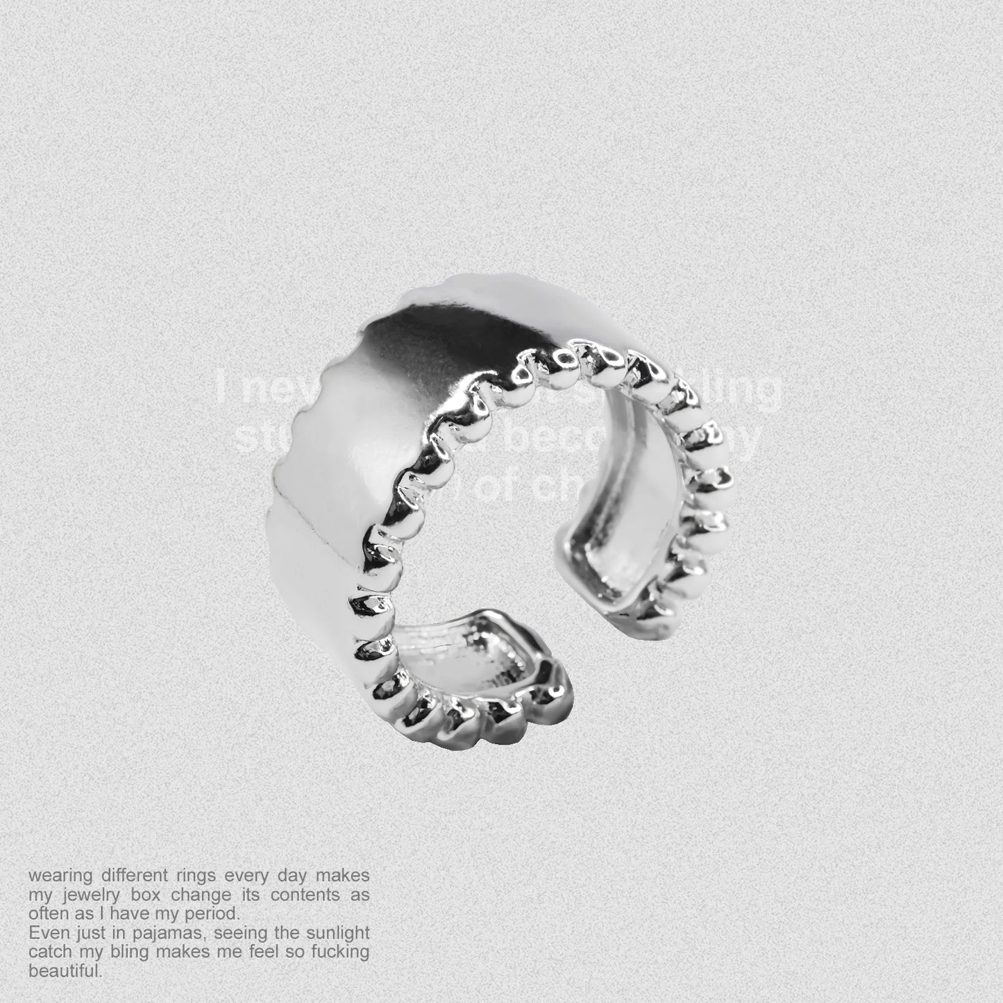 Small lace ring