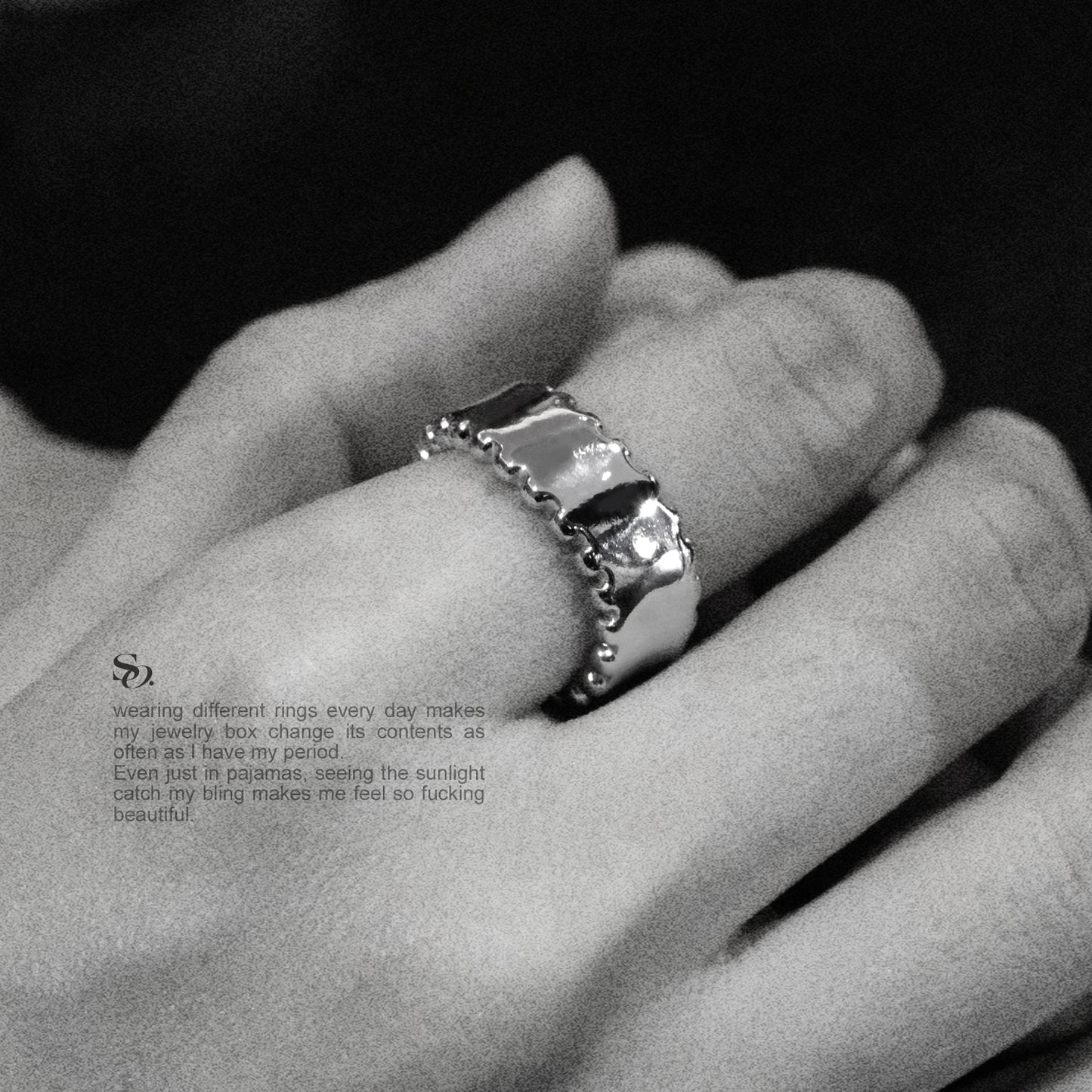 Small lace ring