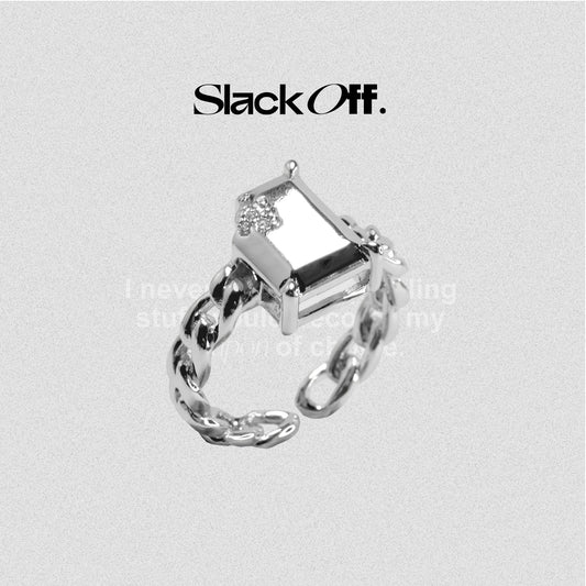 Incomplete diamond ring