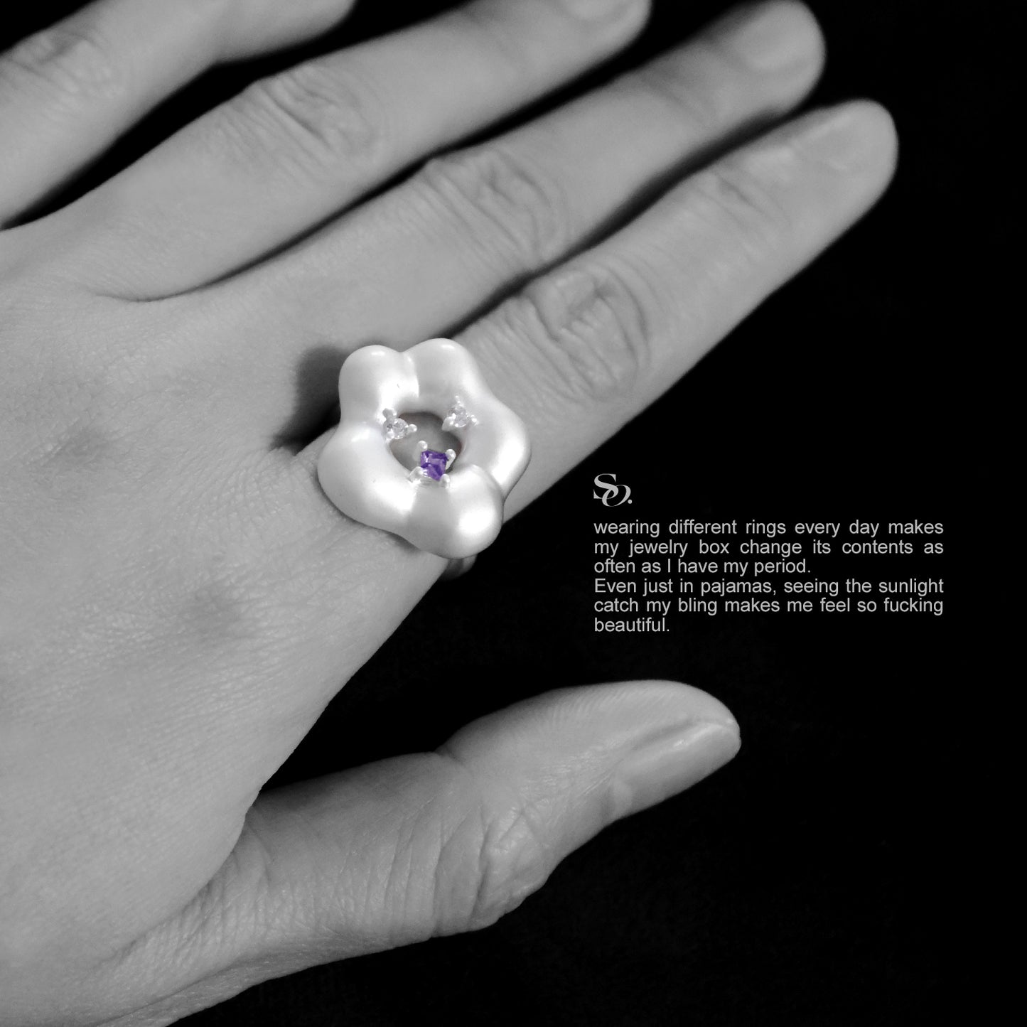 Camellia Blossoming Ring