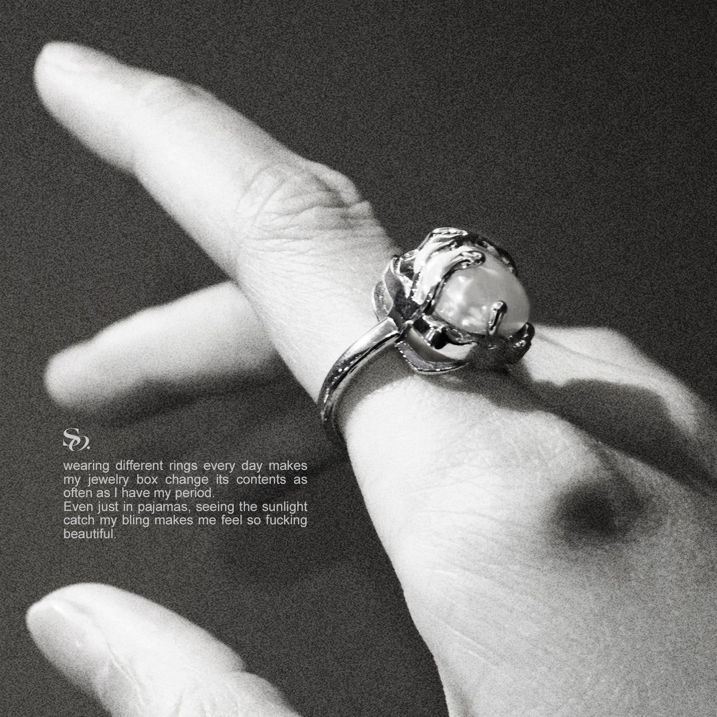 Twisted Gemstone Ring