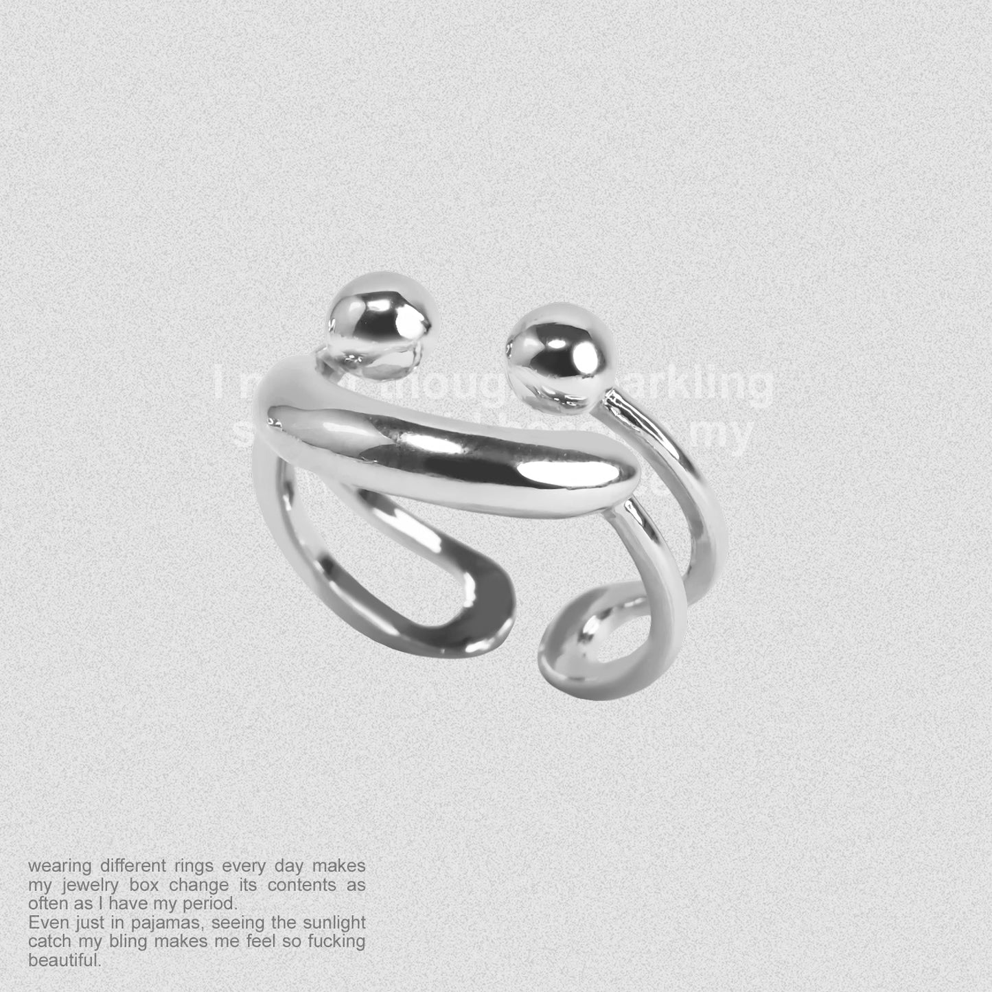 Double Smiling Ring