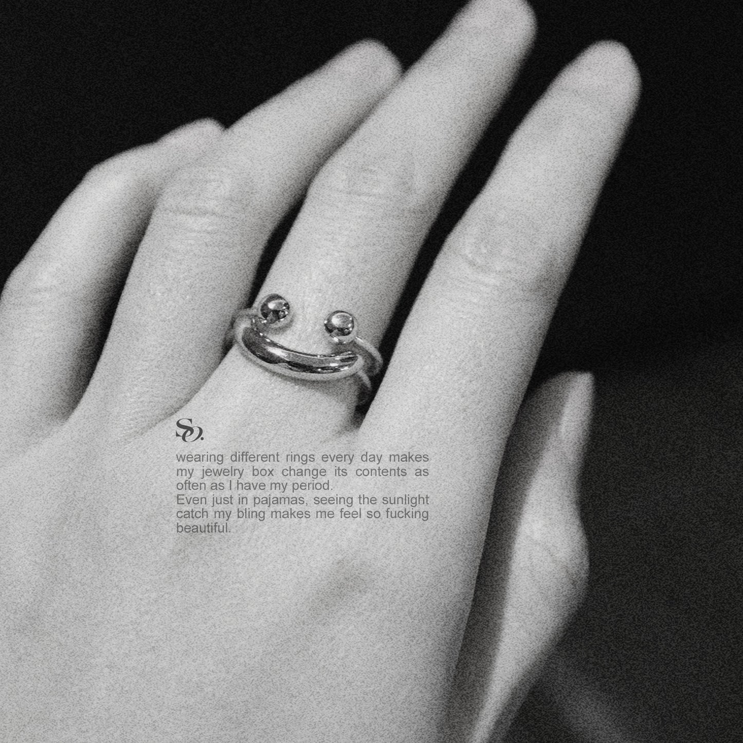 Double Smiling Ring