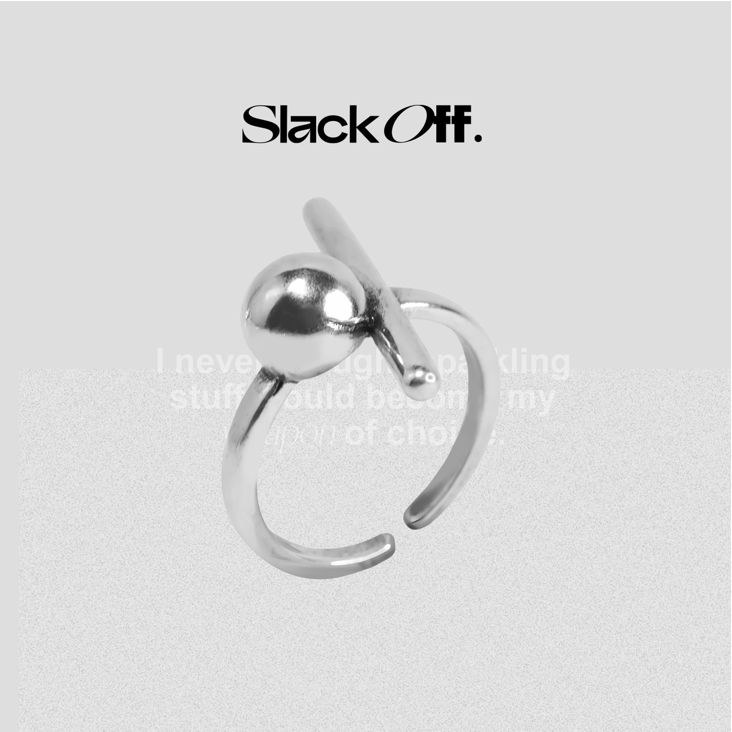 Stick and round ring