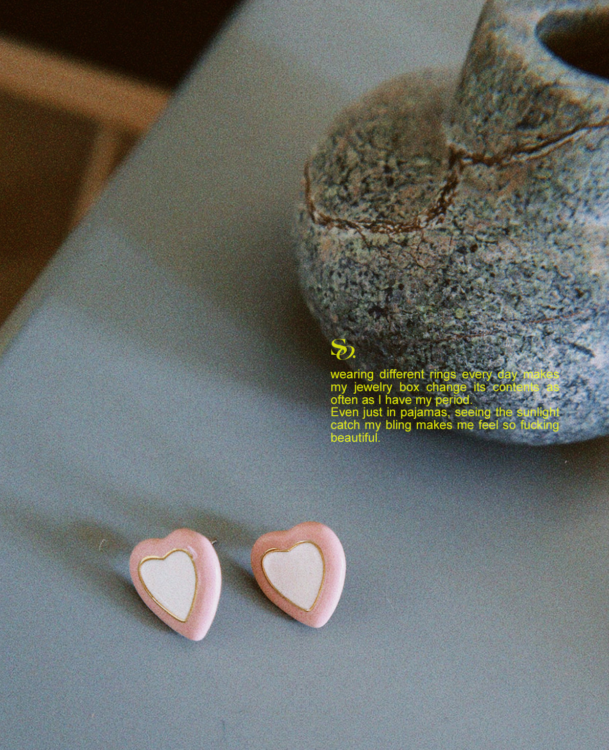 Love Pink Earrings