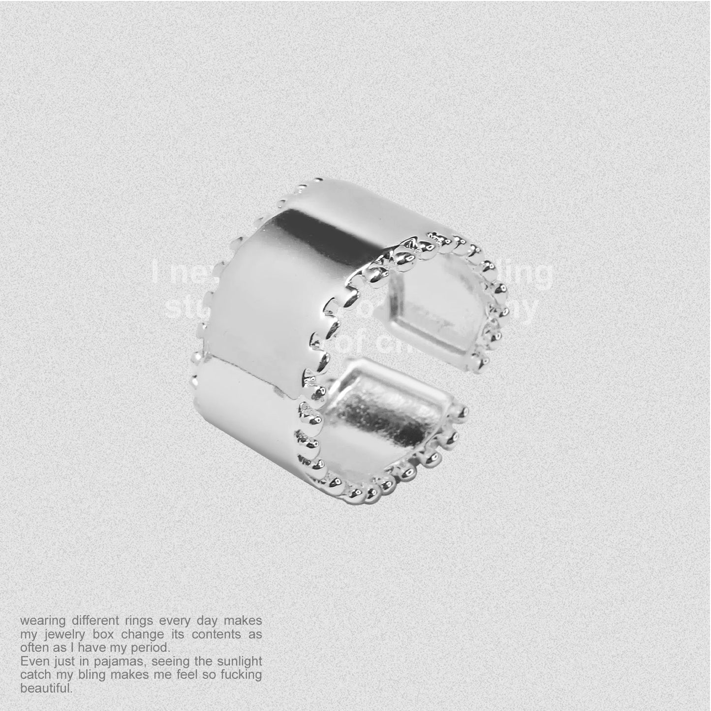 Lace News Ring