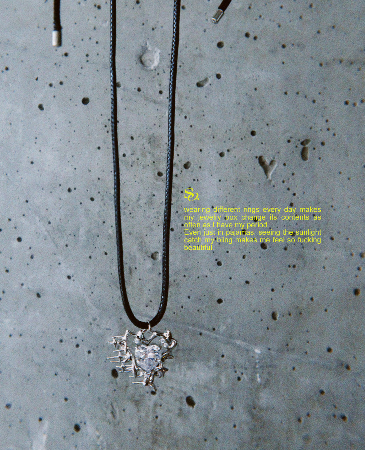 Dark Sweetheart Necklace