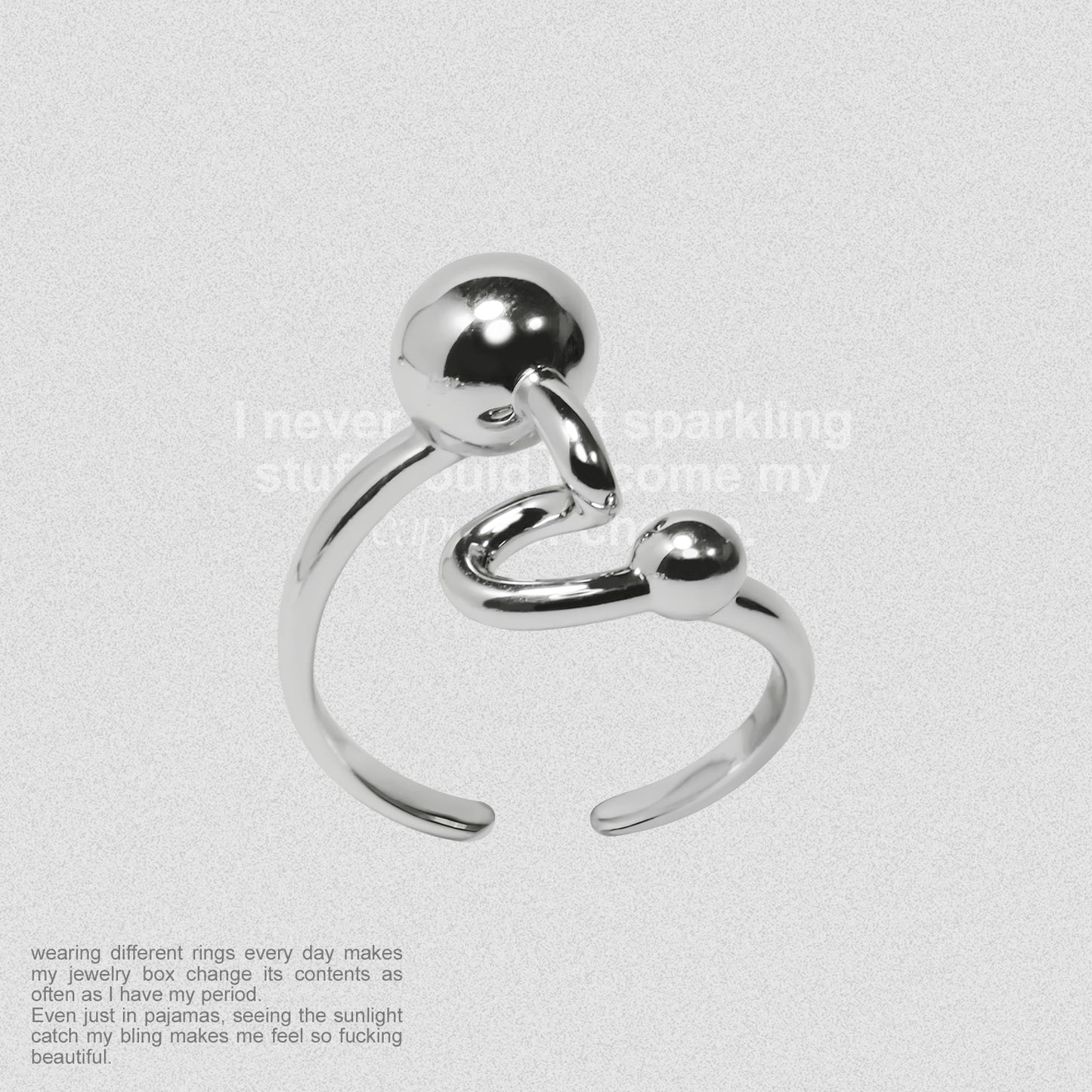 Dot line ring