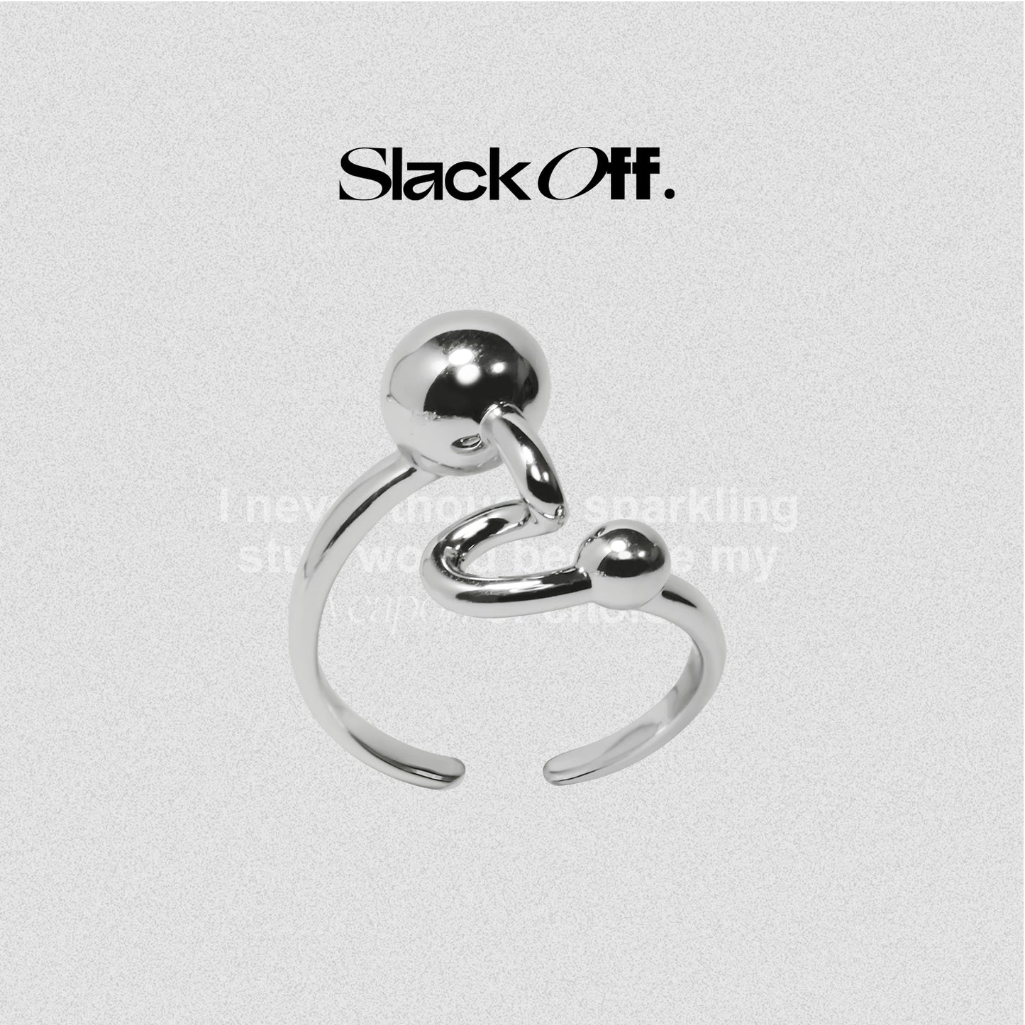 Dot line ring