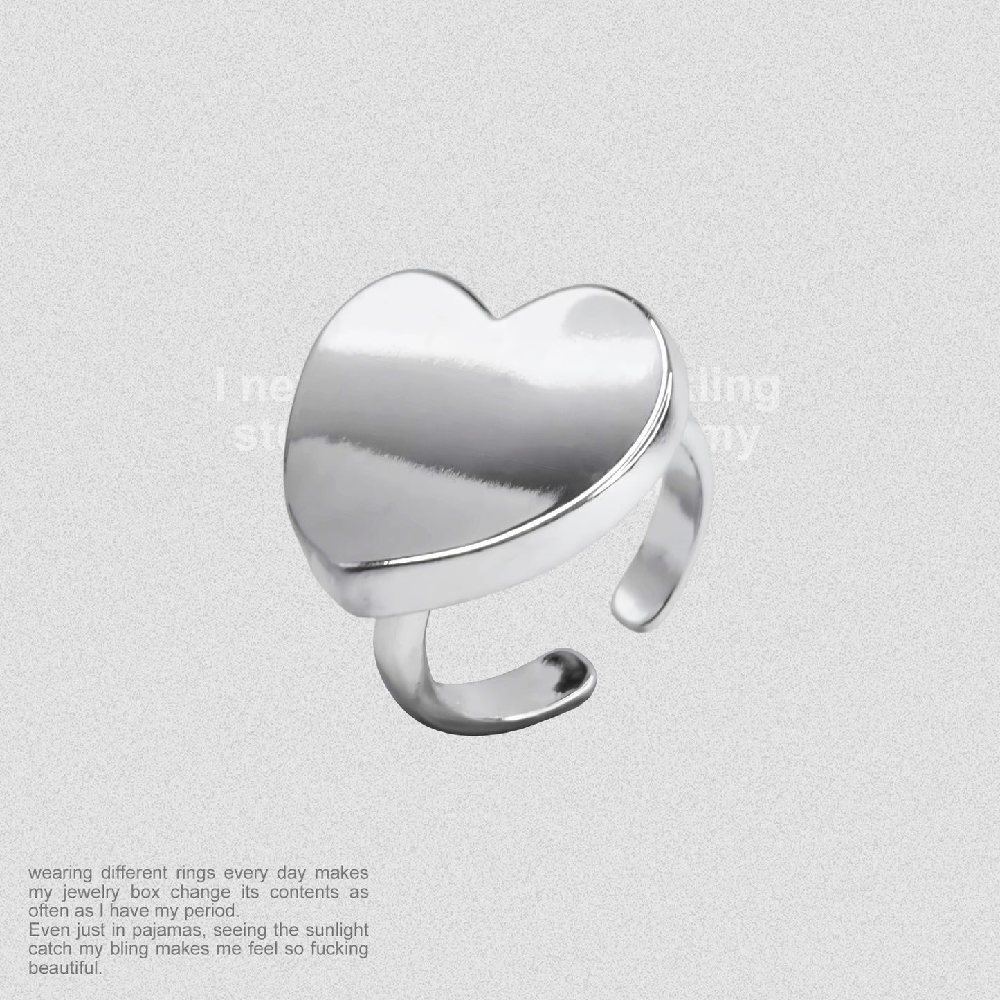 Heart Shield ring