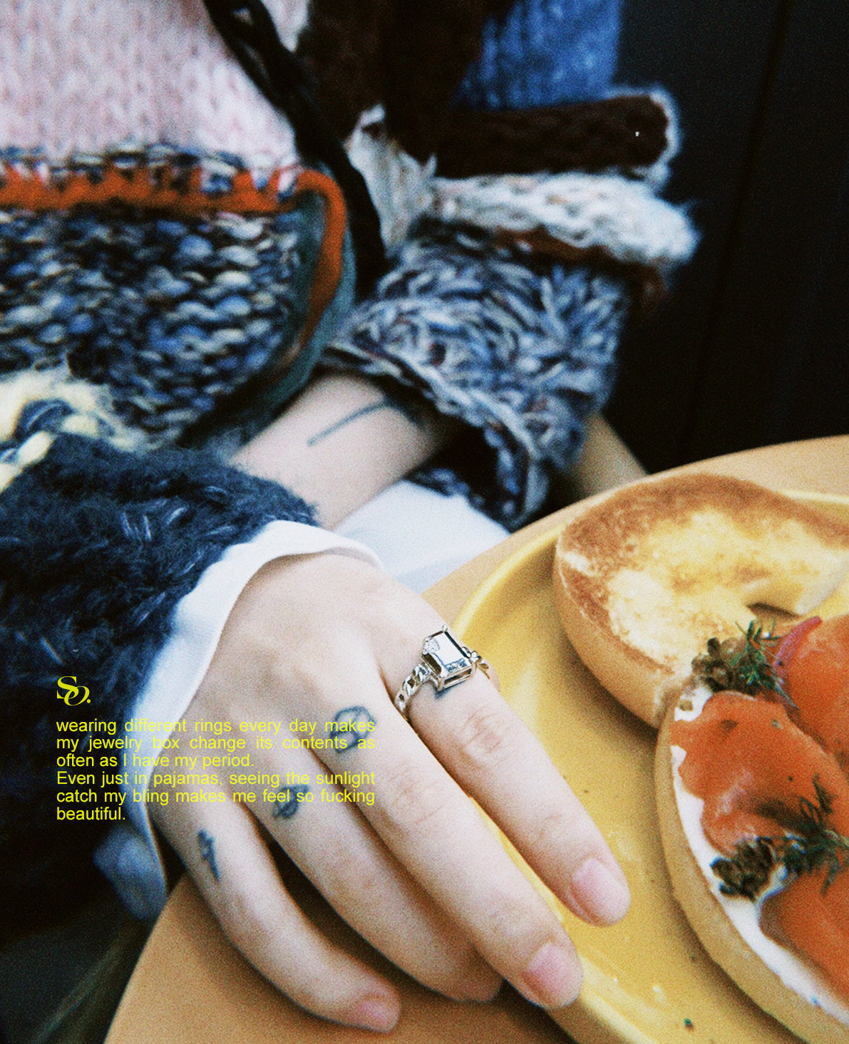Incomplete diamond ring
