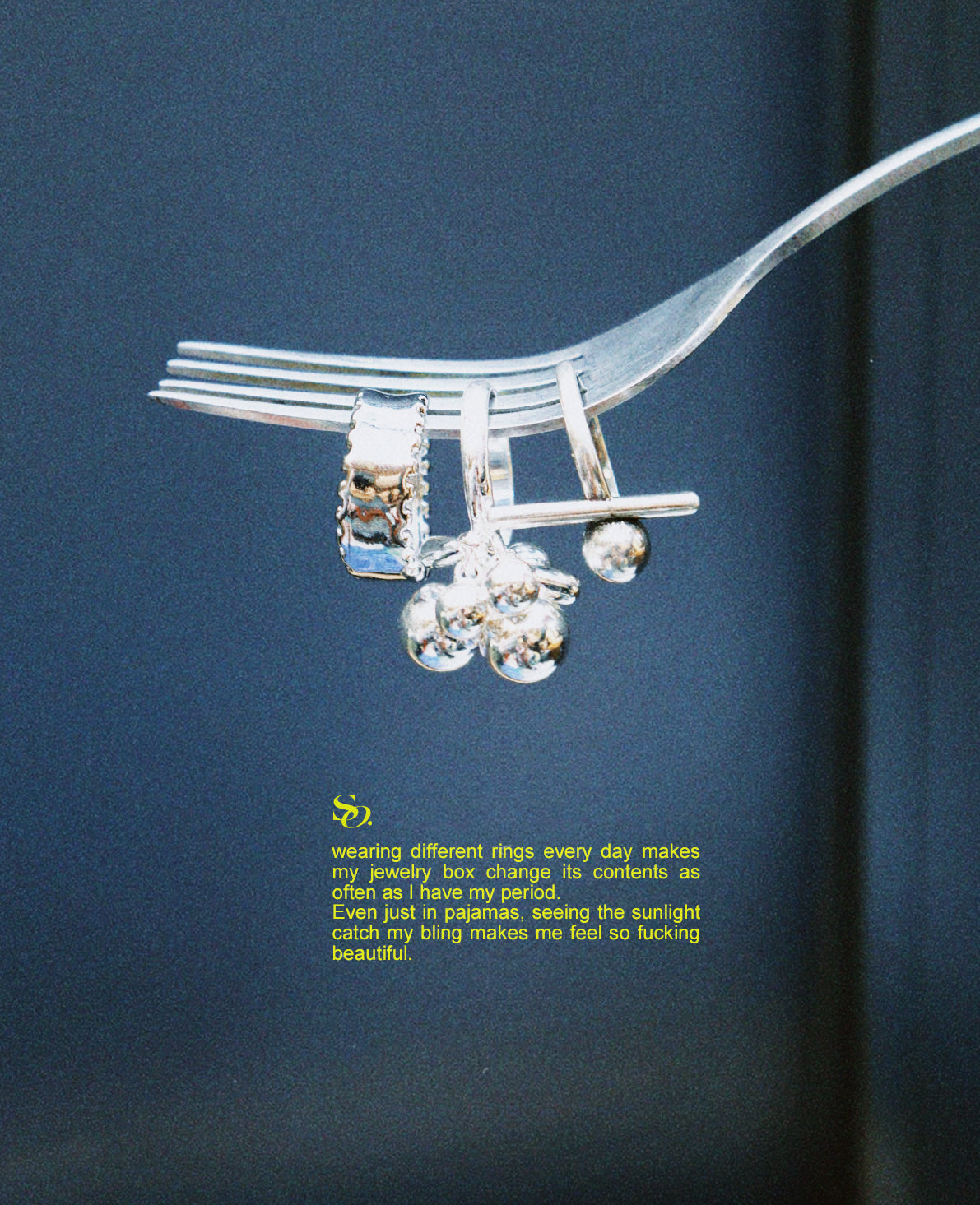 Stick and round ring