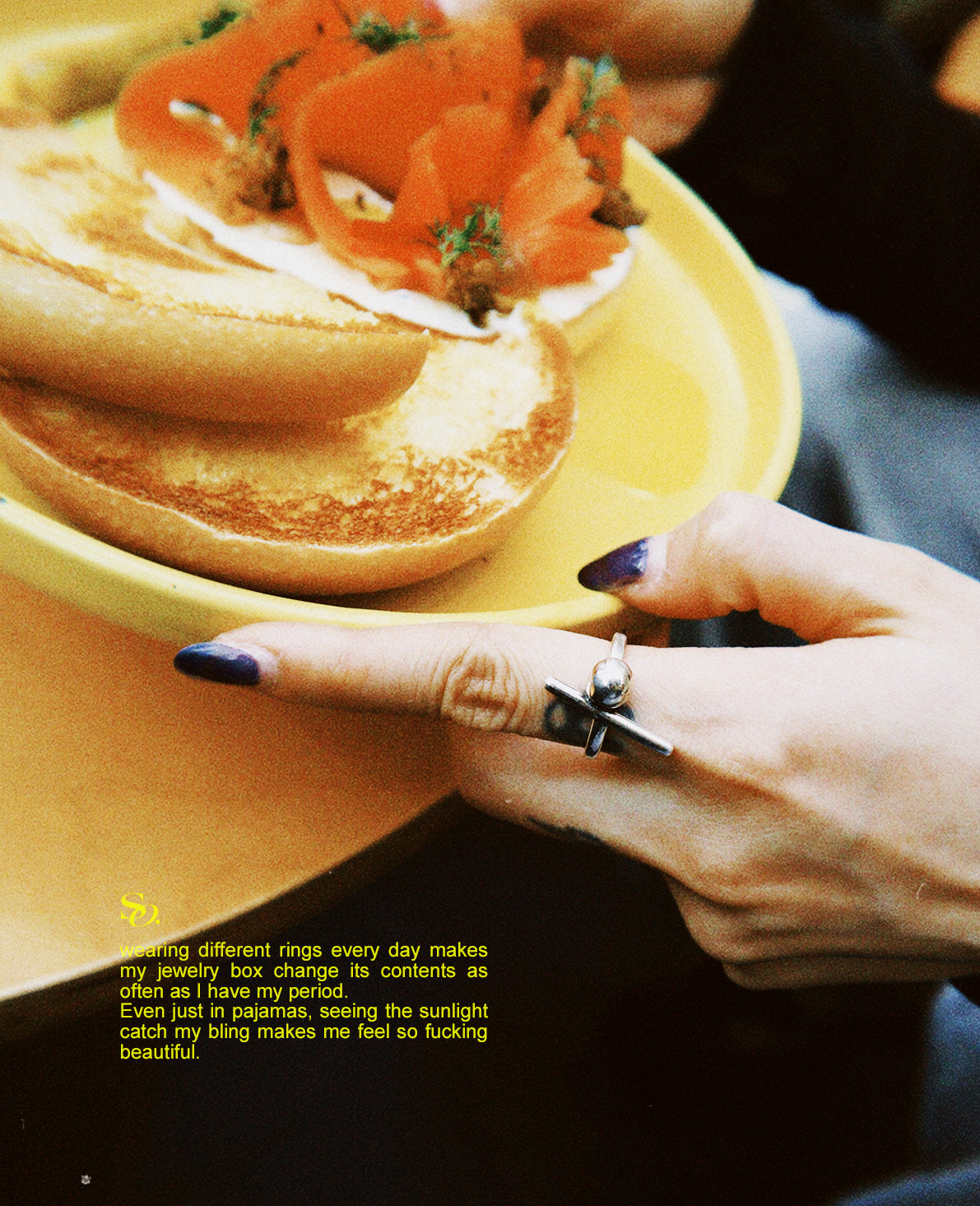 Stick and round ring