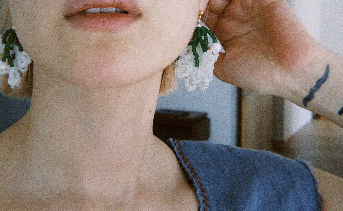 Dewdrop Lily Earrings