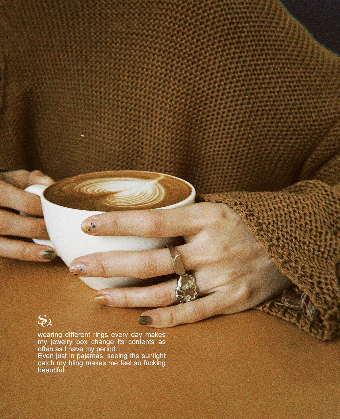 Half circle ring