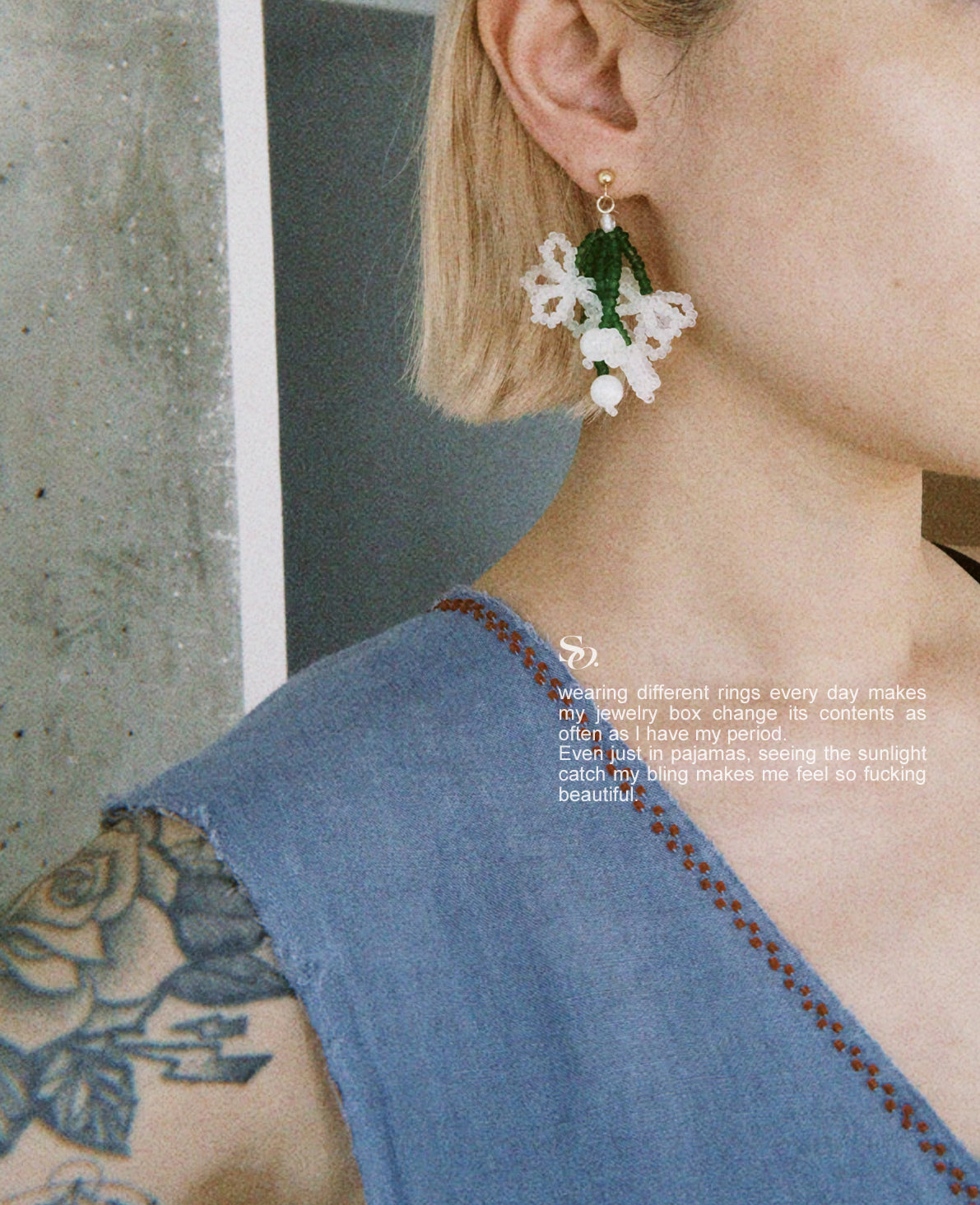 Dewdrop Lily Earrings