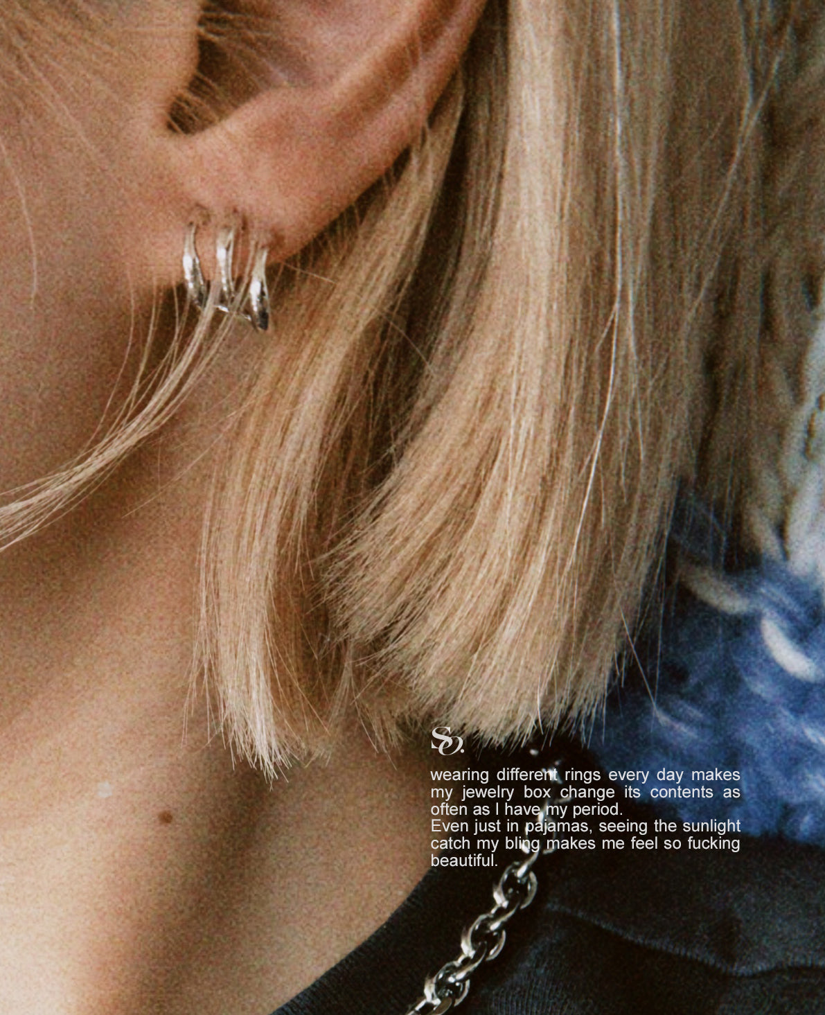 Triple Simple Earrings