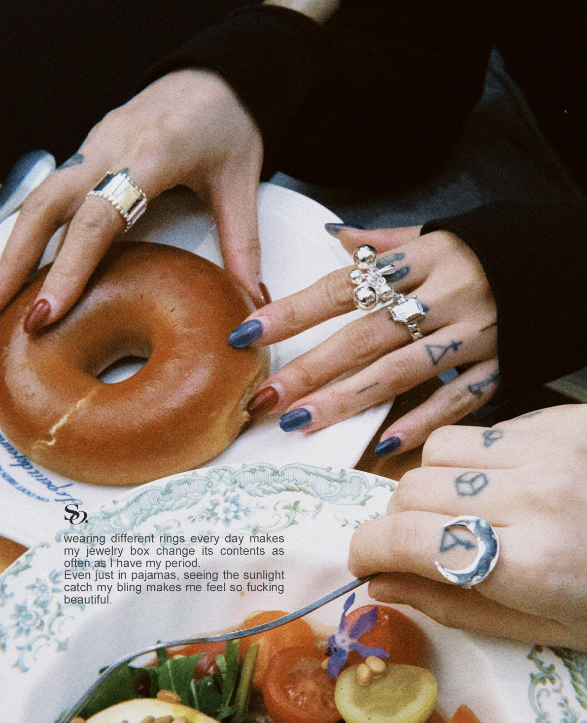 Incomplete diamond ring