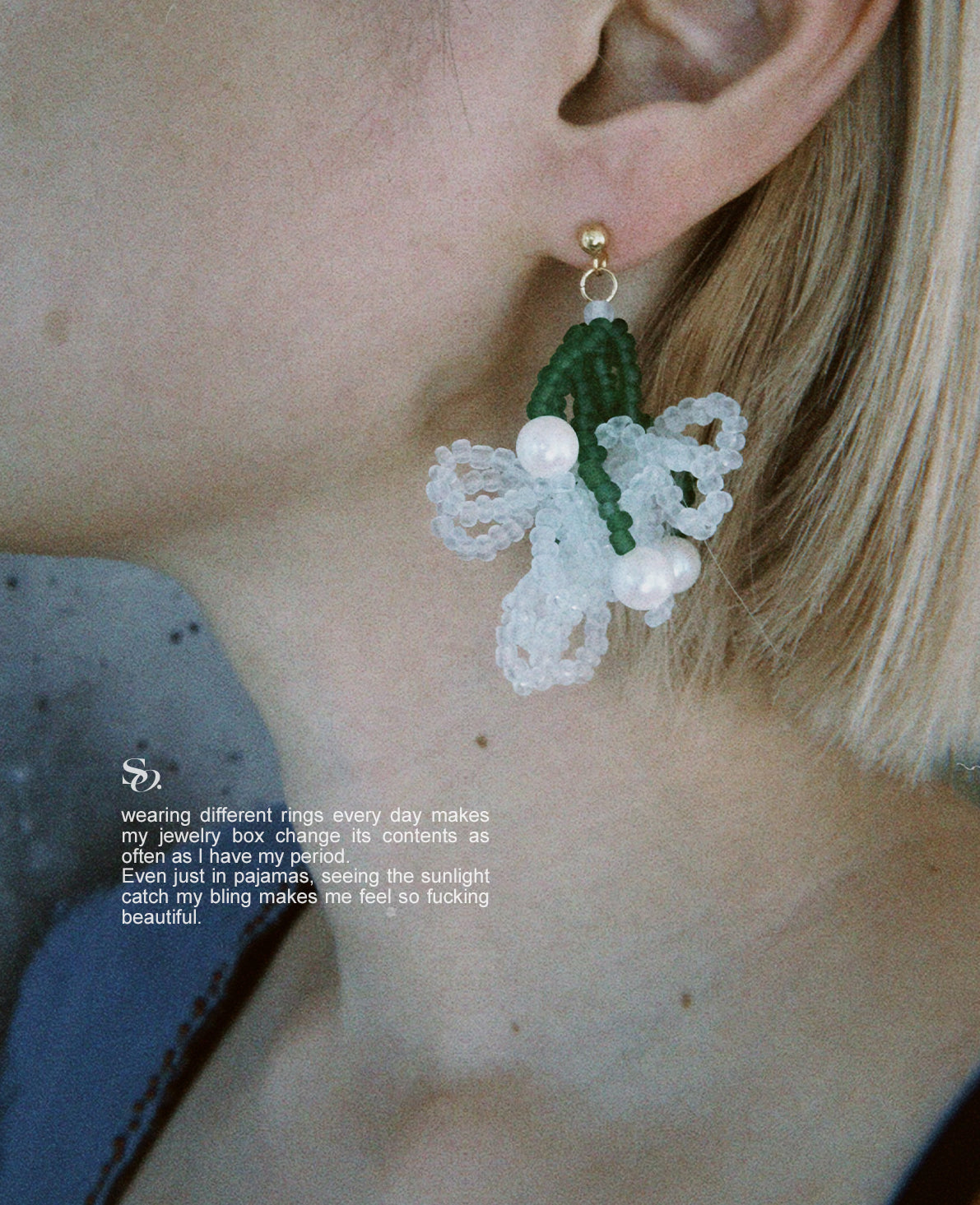 Dewdrop Lily Earrings