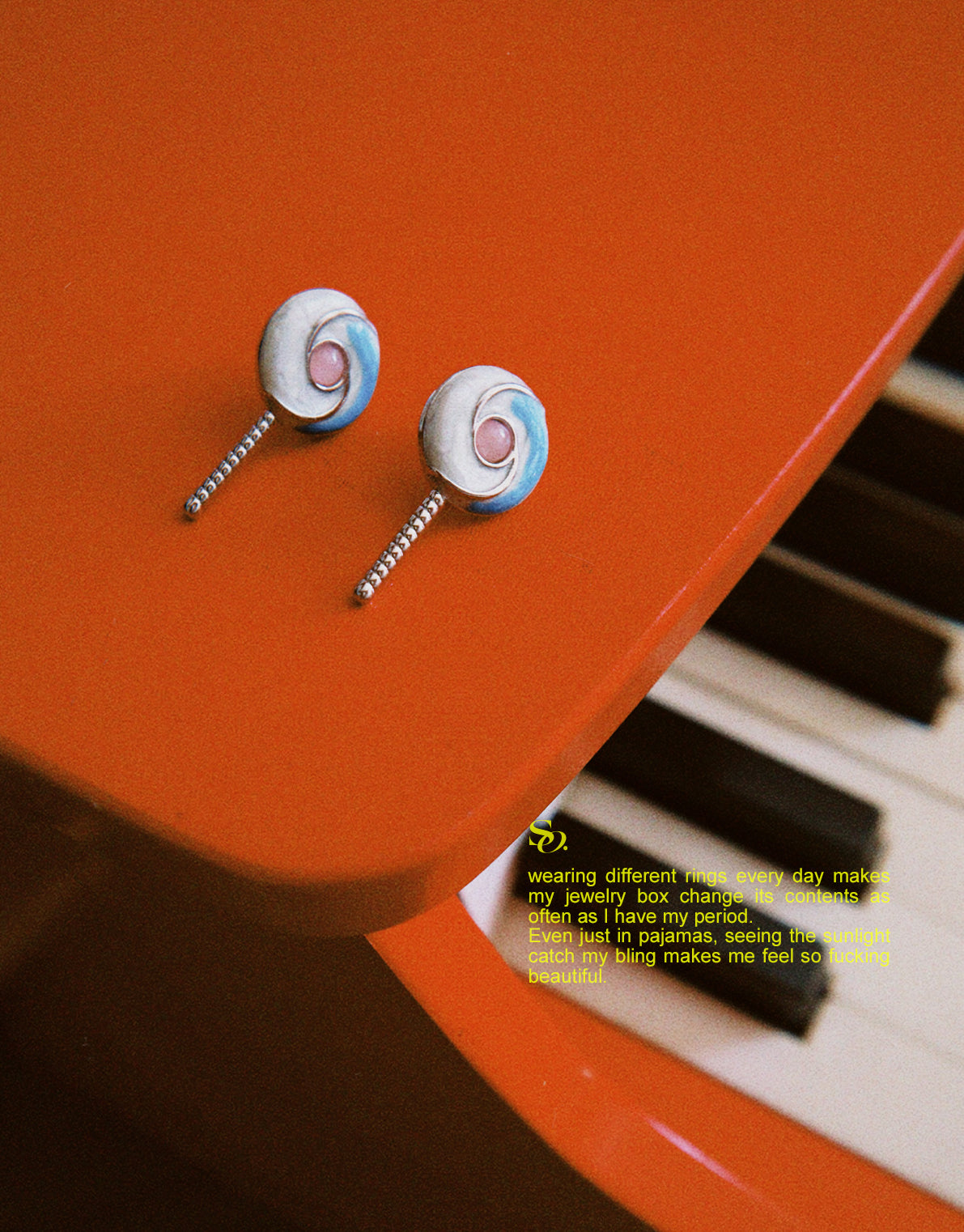 Lollipop earrings
