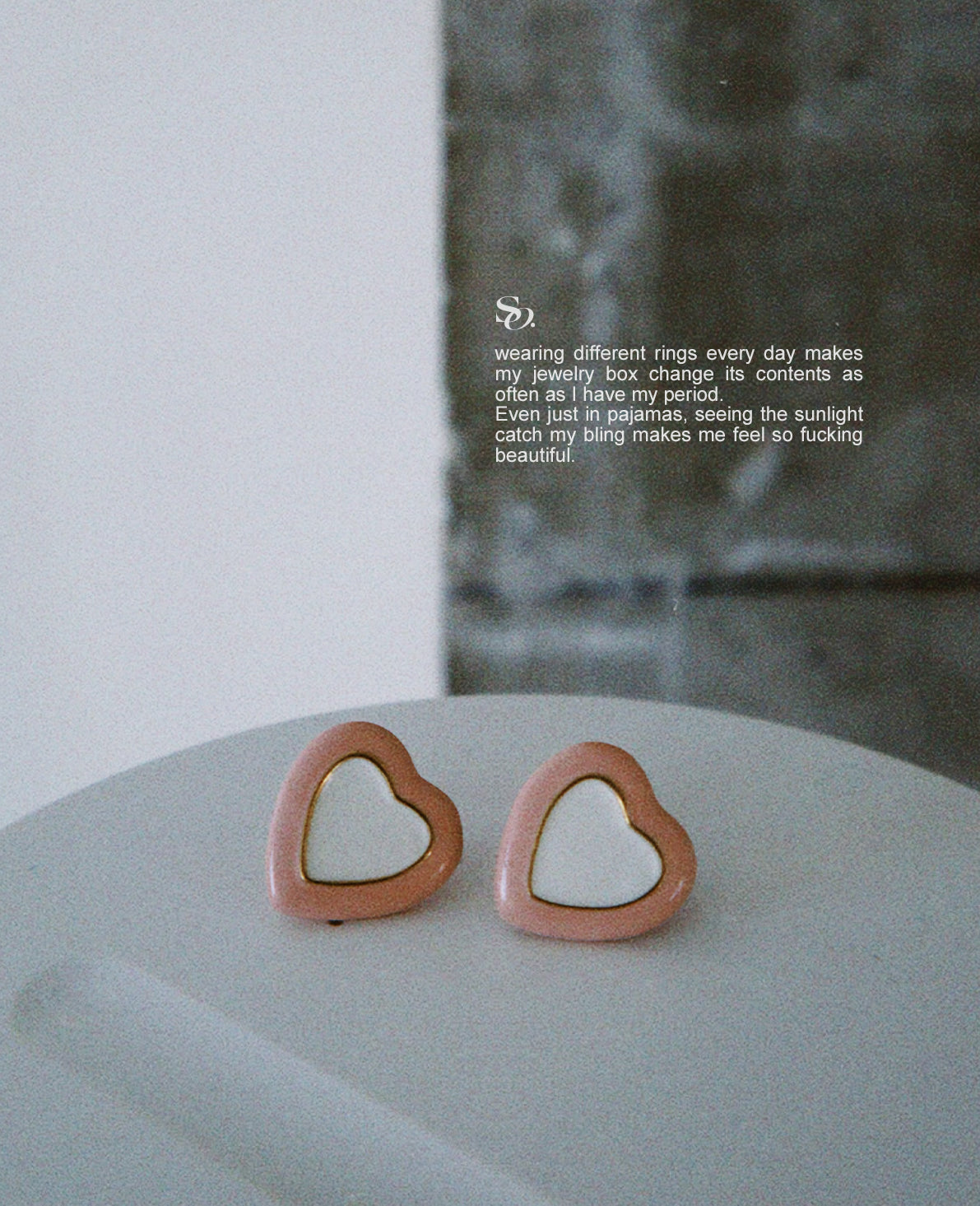 Love Pink Earrings