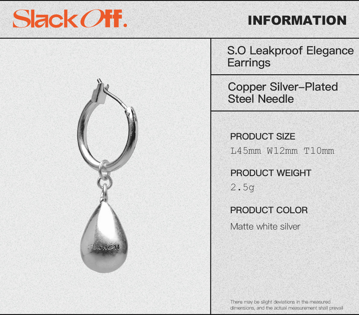 Leakproof Elegance Earrings