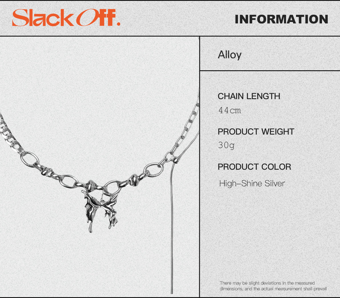 Butterfly Trajectory Necklace