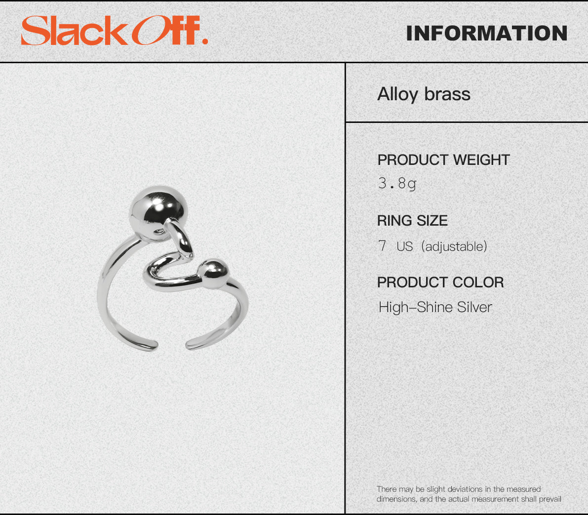 Dot line ring