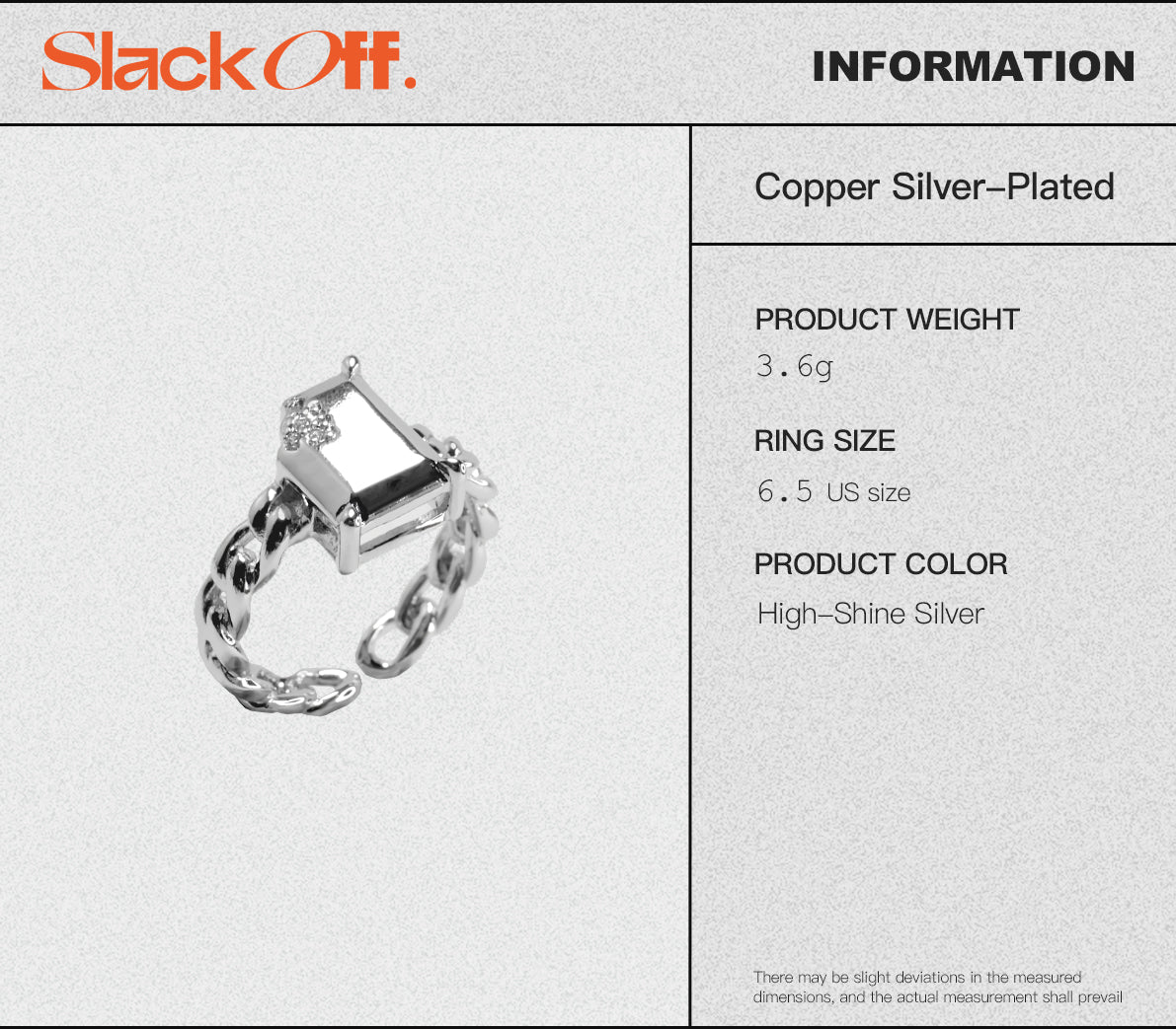 Incomplete diamond ring